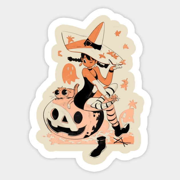 Basic Witch Sticker by philtomato